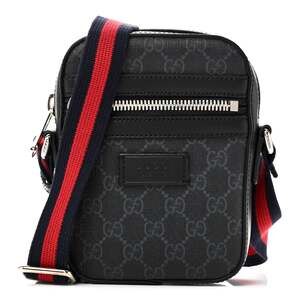 Gucci Gg Supreme Appia Calfskin Web #253138G87B